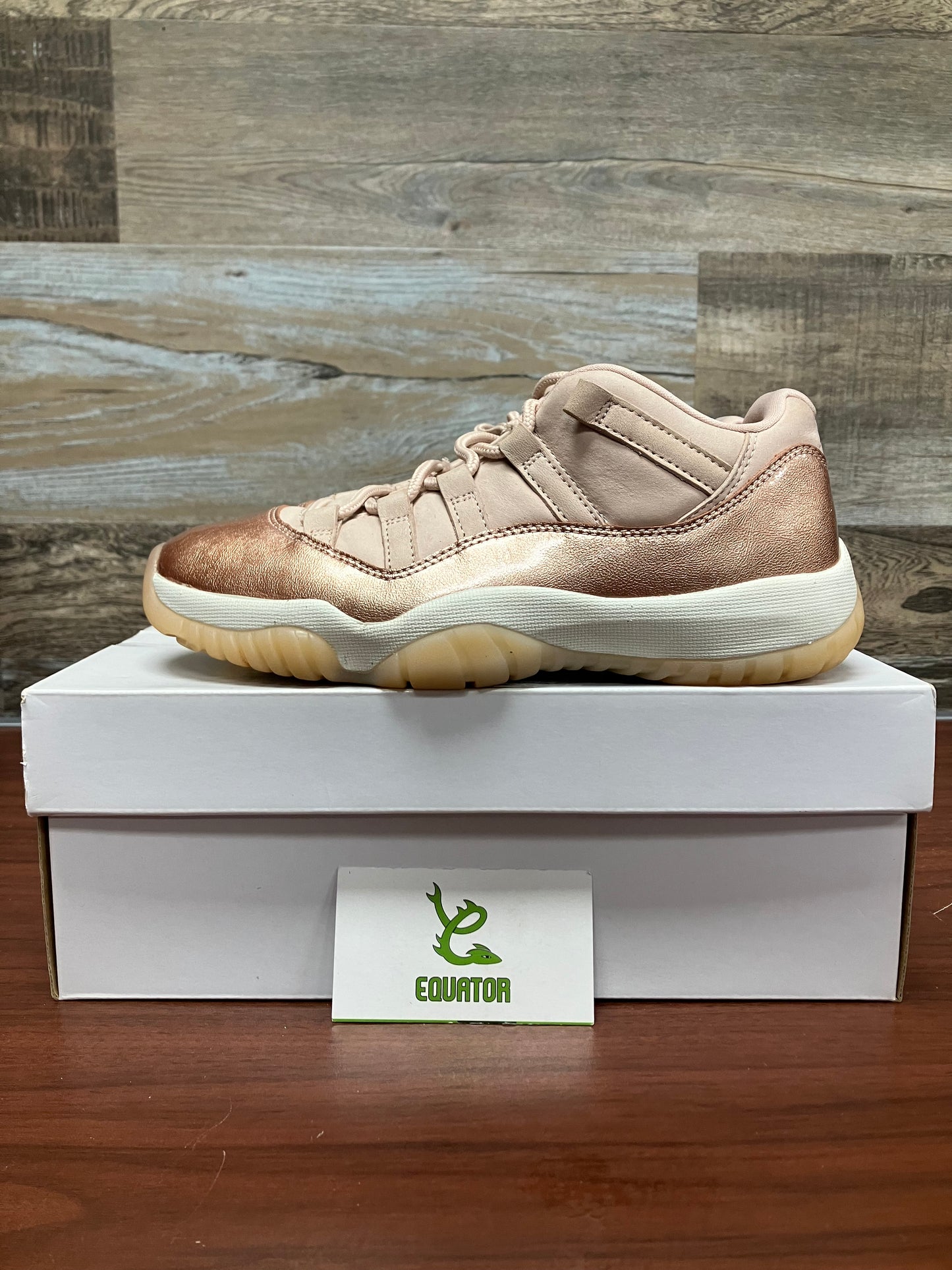 Jordan 11 Retro Low Rose Gold Size 7W/5.5M