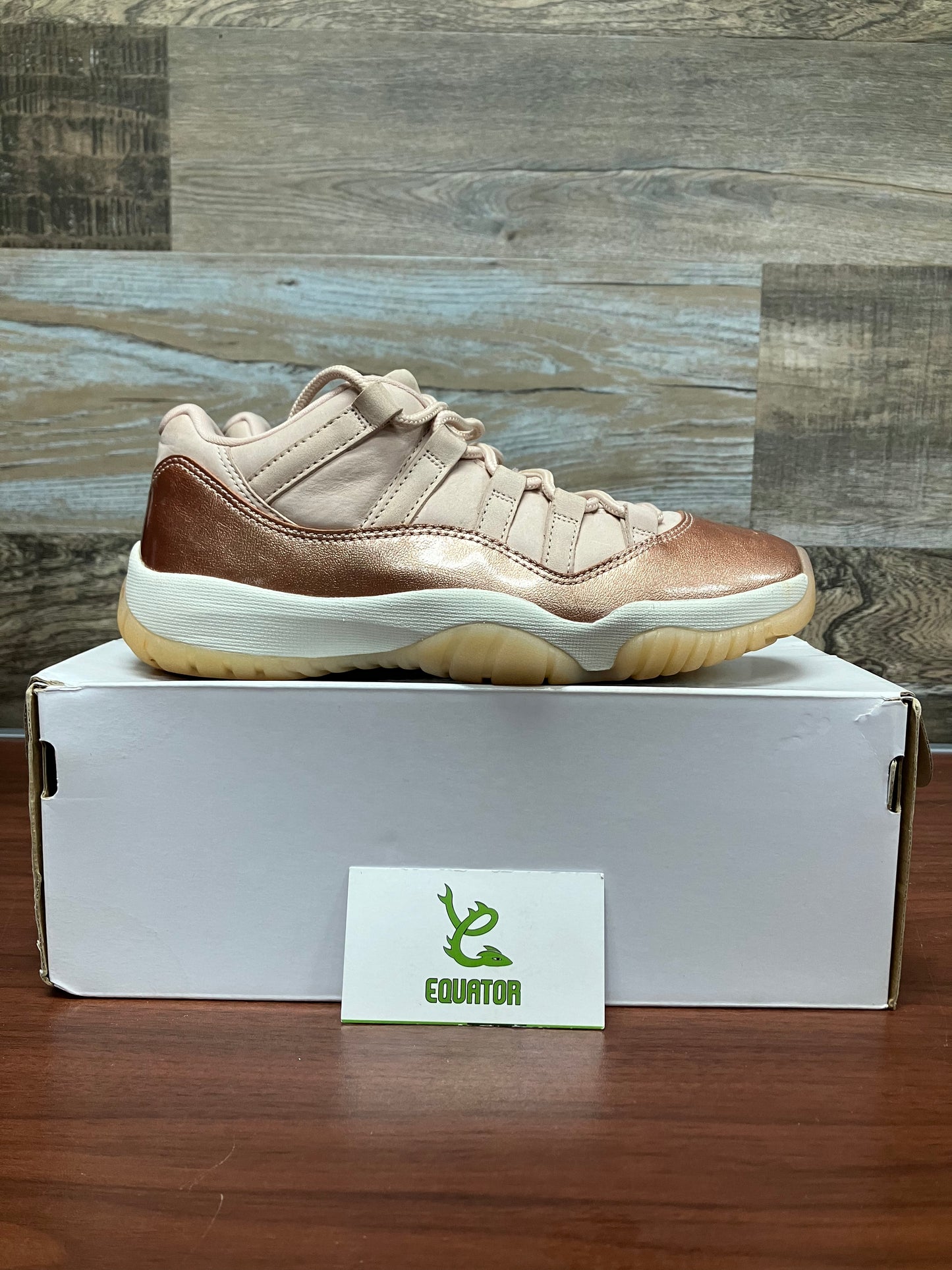 Jordan 11 Retro Low Rose Gold Size 7W/5.5M