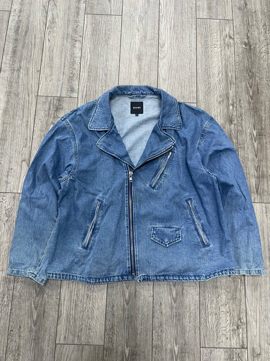 M - Beams Denim Moto Racer Jacket