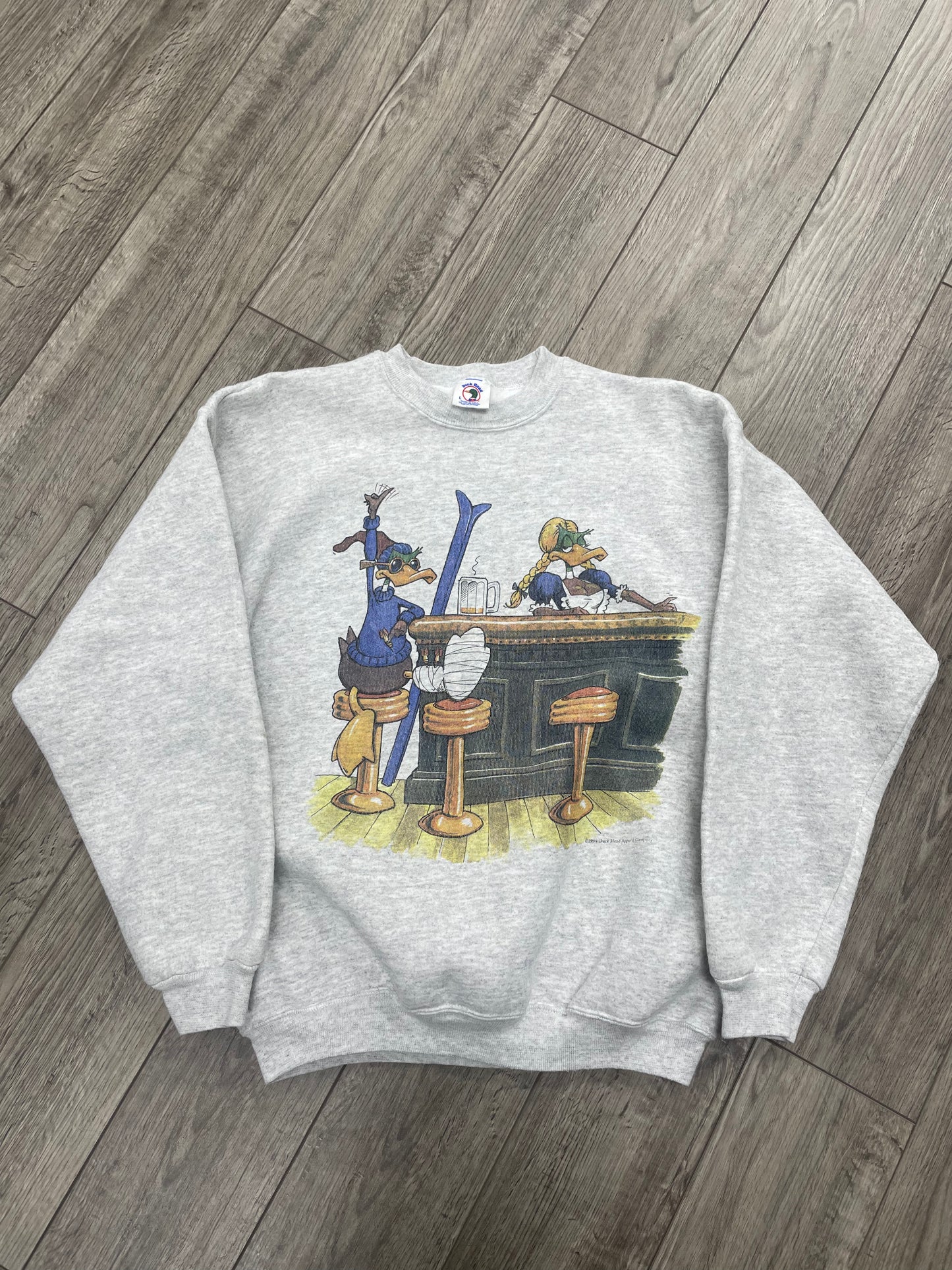 L-Vintage Duck Bar Crewneck