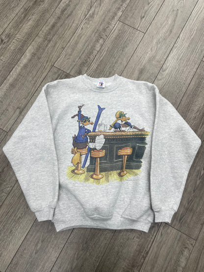 L-Vintage Duck Bar Crewneck