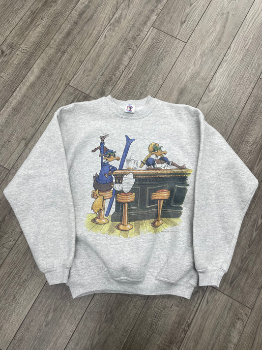 L-Vintage Duck Bar Crewneck
