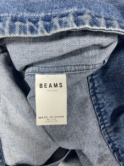 M - Beams Denim Moto Racer Jacket