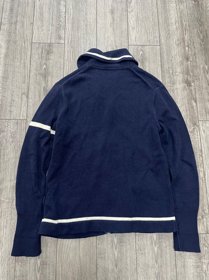 L - Polo Ralph Lauren Varsity Tiger Navy Shawl Cardigan