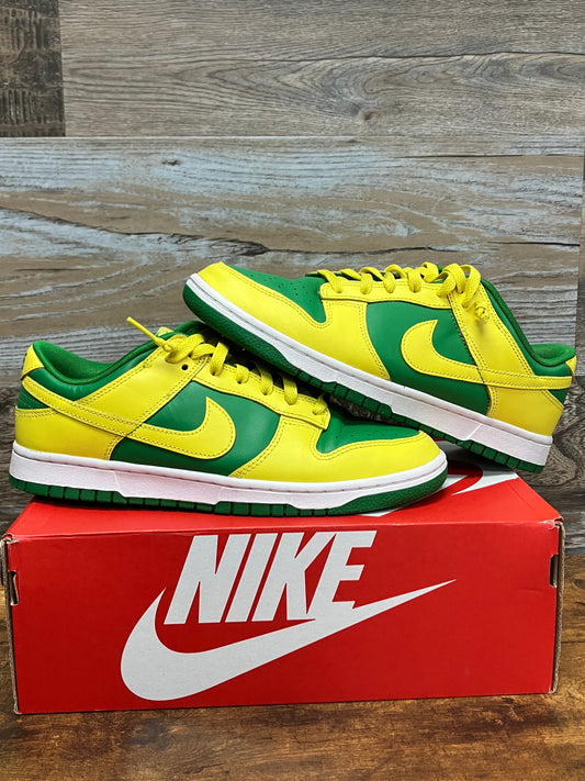 9.5-Nike Dunk Low Reverse Brazil