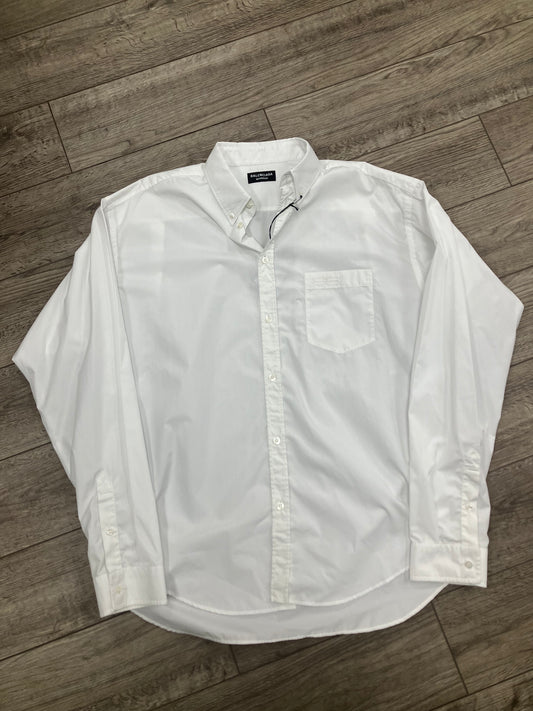 38-Balenciaga Wardrobe Oversized White Button Up