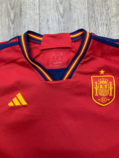 Adidas Spain Home Jersey 2022 Size XXL