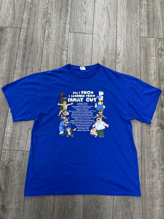 XL - vintage 2005 "All I Learned From Family Guy" tee