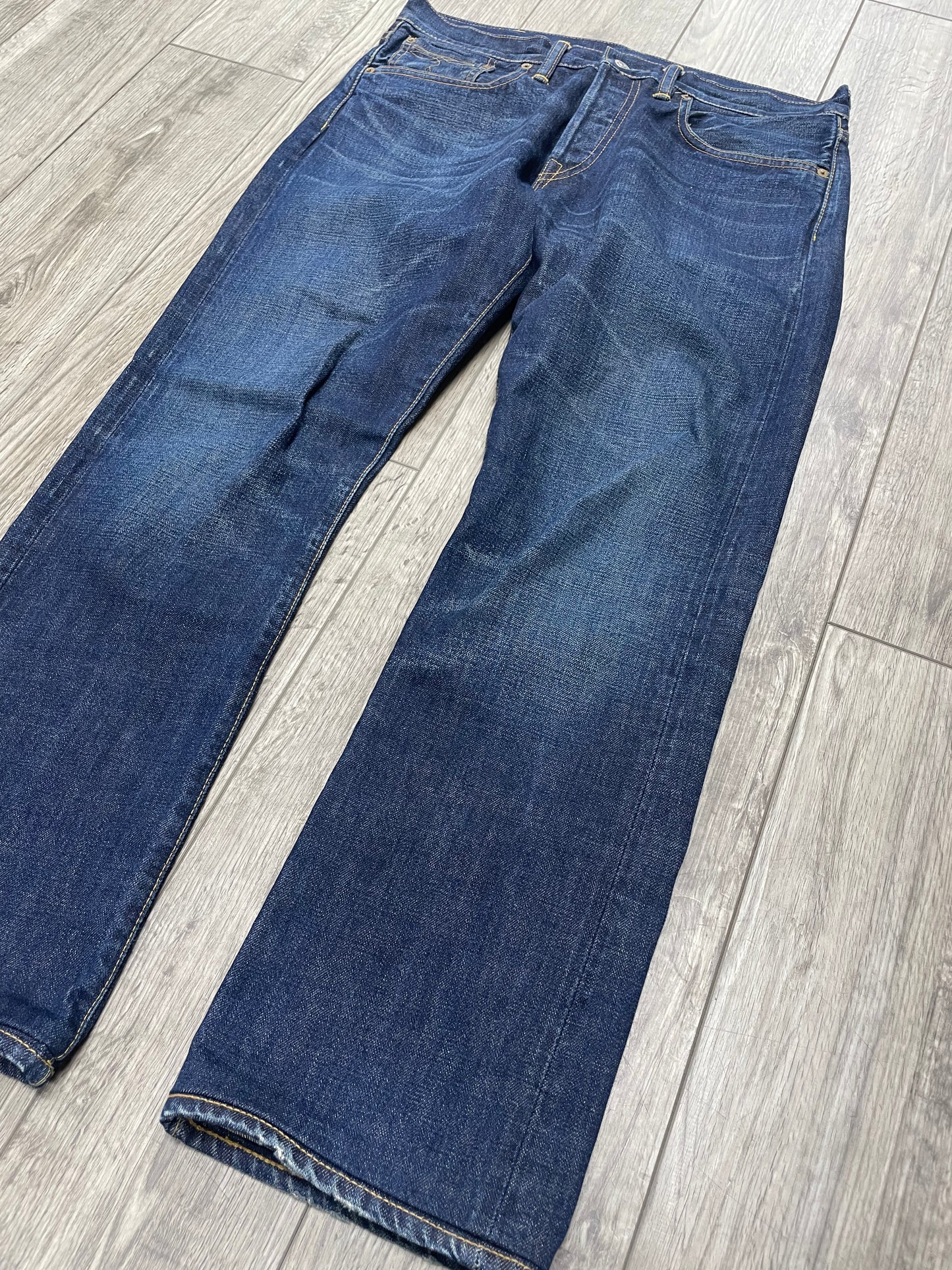 32-RRL Blue Selvedge Jeans