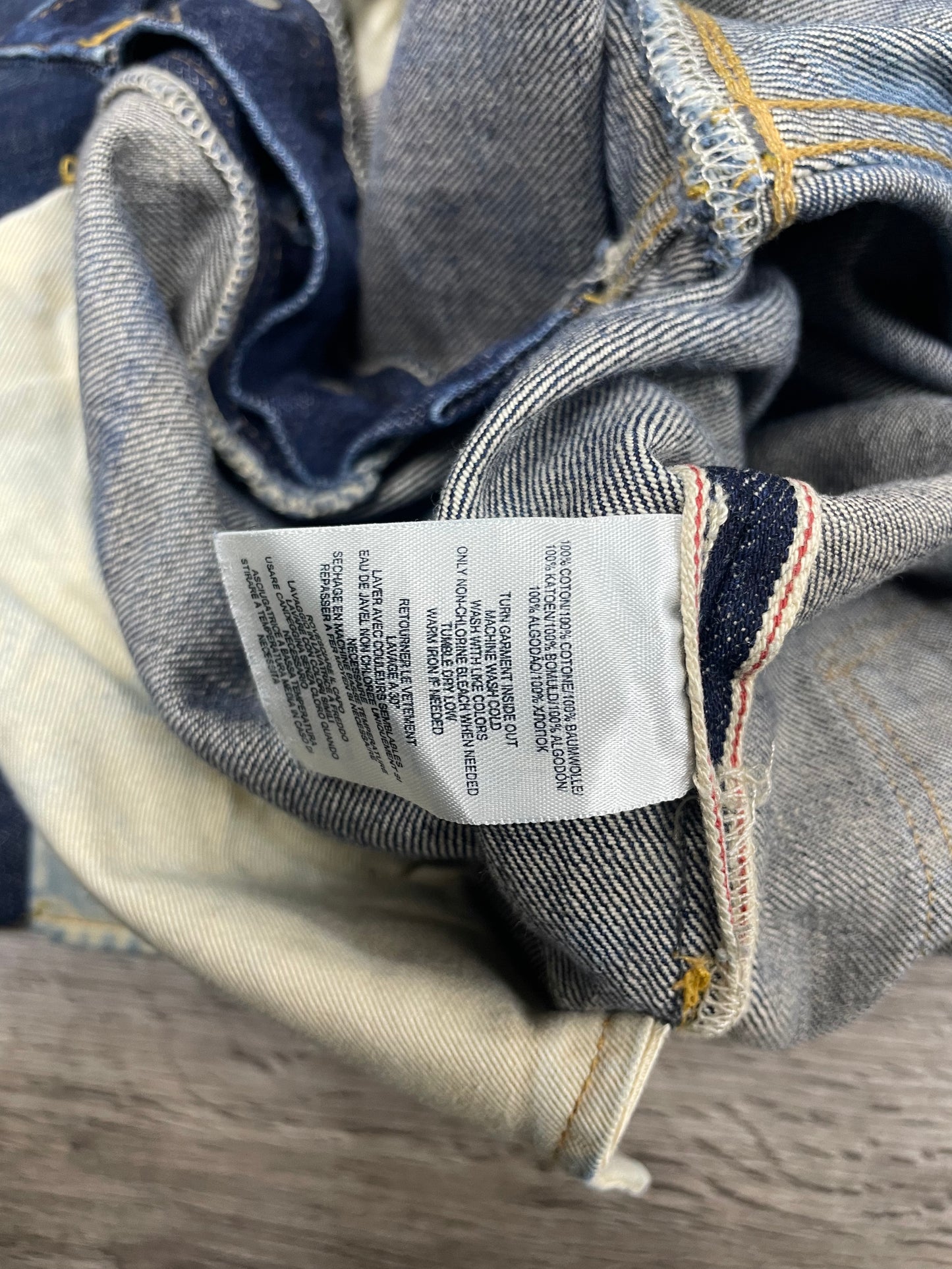 32-RRL Blue Selvedge Jeans