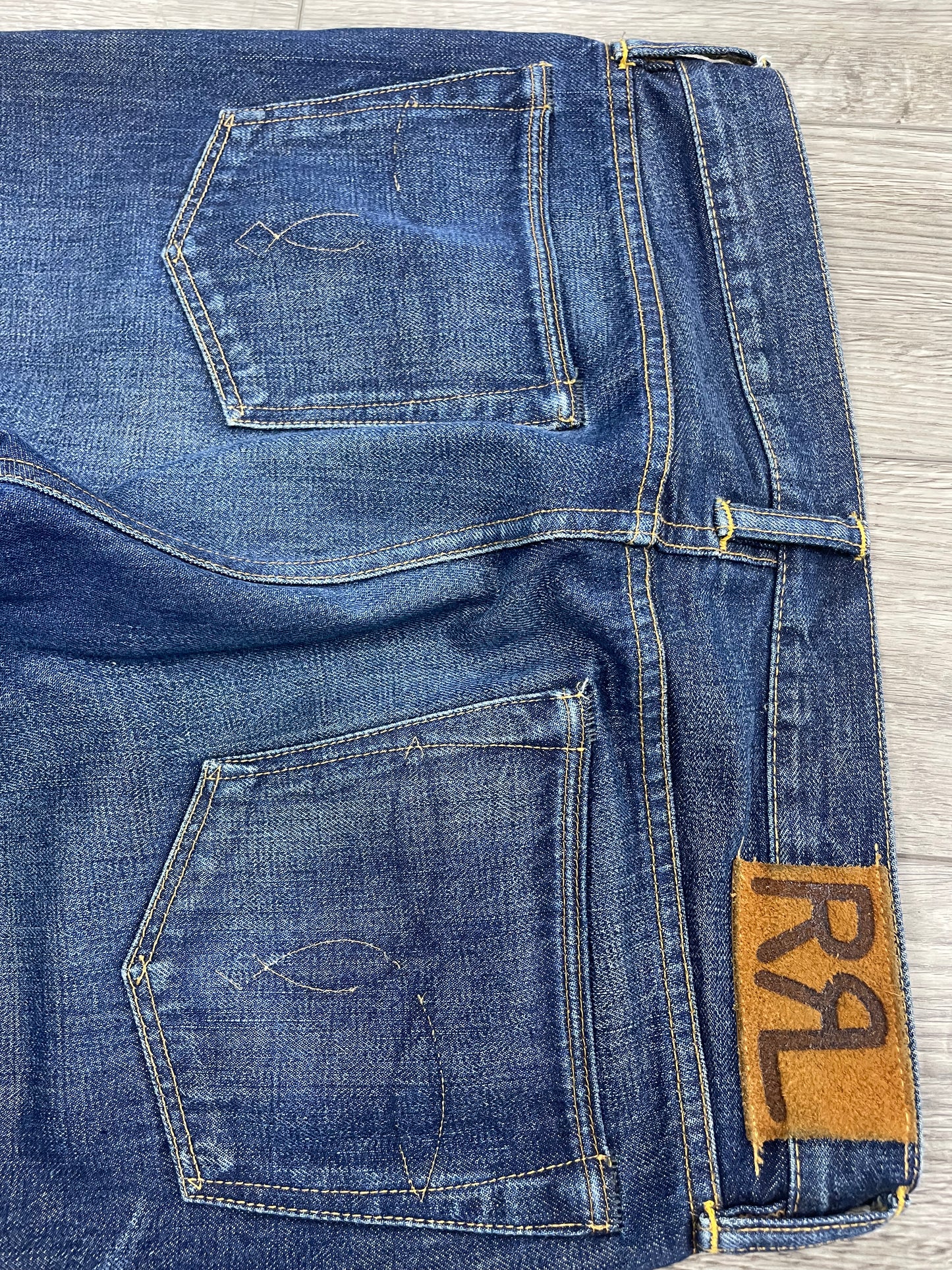 32-RRL Blue Selvedge Jeans