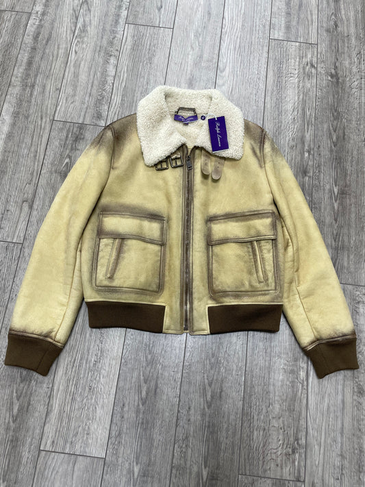 18-Purple Label Ralph Lauren Ilyssa Shearling Bomber Jacket