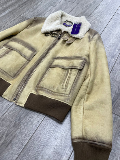18-Purple Label Ralph Lauren Ilyssa Shearling Bomber Jacket
