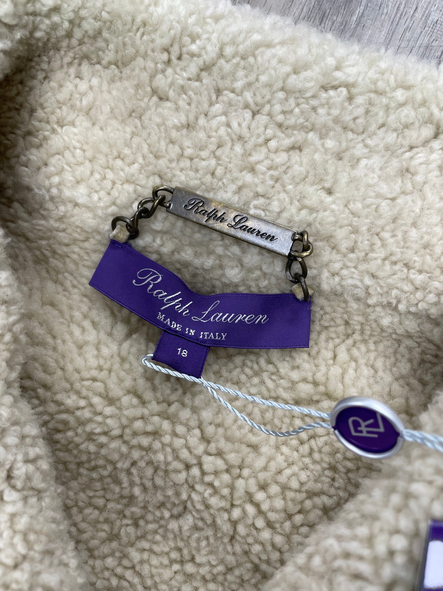 18-Purple Label Ralph Lauren Ilyssa Shearling Bomber Jacket