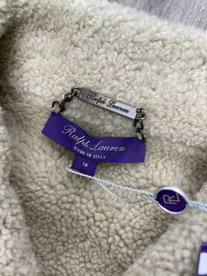 18-Purple Label Ralph Lauren Ilyssa Shearling Bomber Jacket