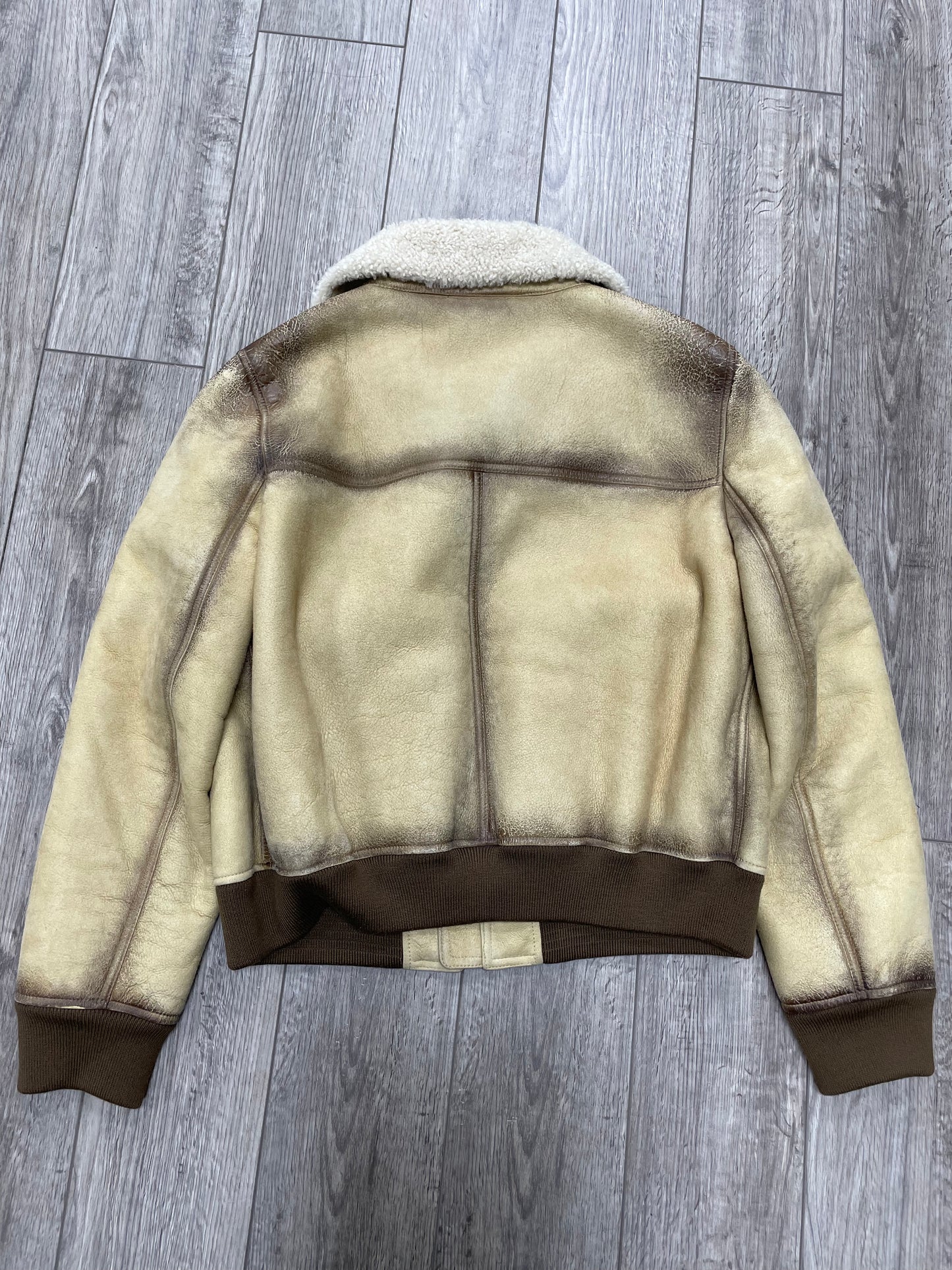18-Purple Label Ralph Lauren Ilyssa Shearling Bomber Jacket