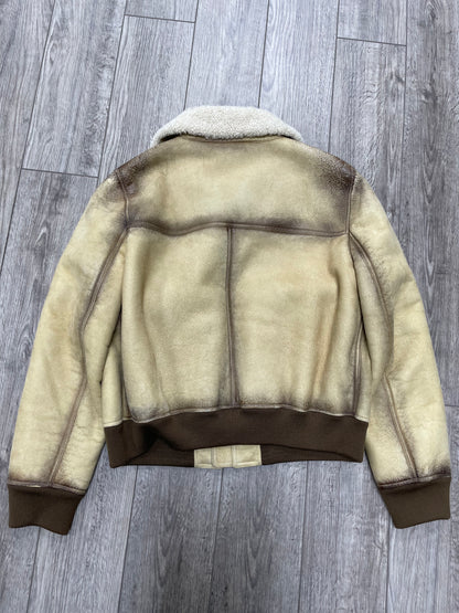 18-Purple Label Ralph Lauren Ilyssa Shearling Bomber Jacket