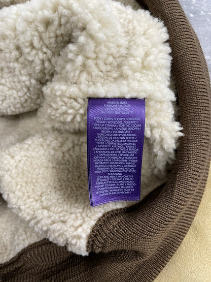 18-Purple Label Ralph Lauren Ilyssa Shearling Bomber Jacket