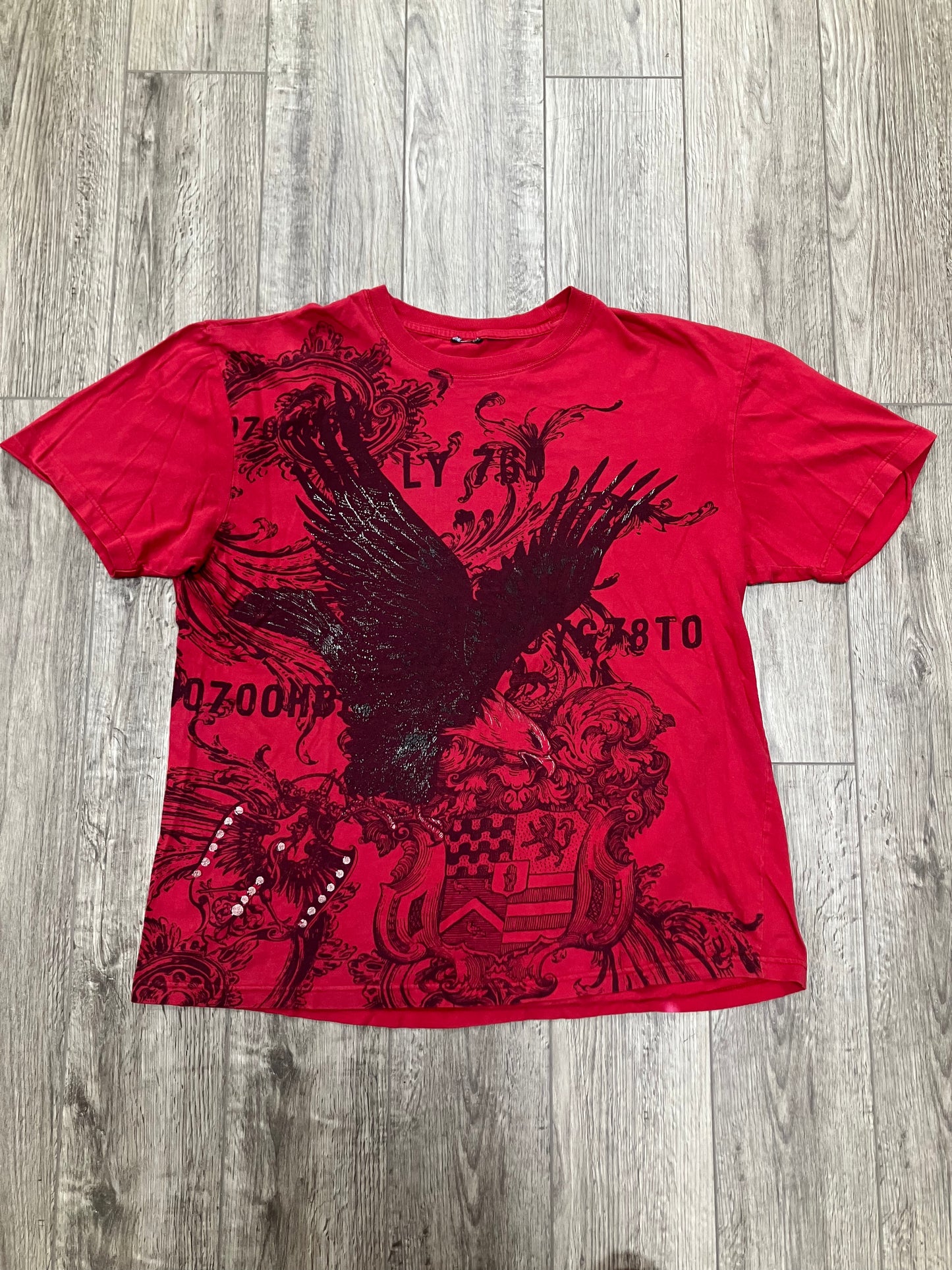 Y2K Eagle AOP Tee Size XL