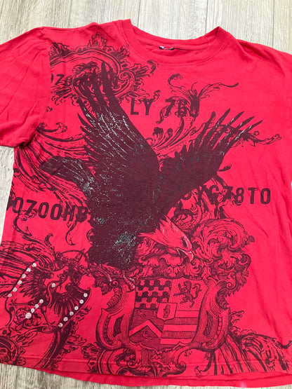 Y2K Eagle AOP Tee Size XL