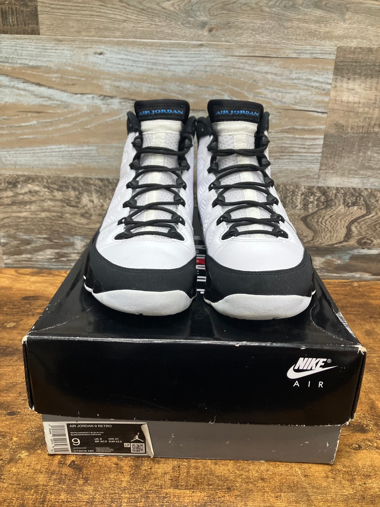 9-Air Jordan 9 University blue