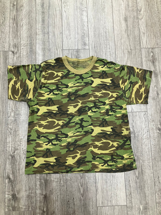 Vintage Camo Pocket Tee Size M