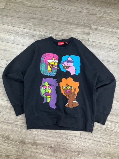 L-Supreme Gonz Head Crewneck