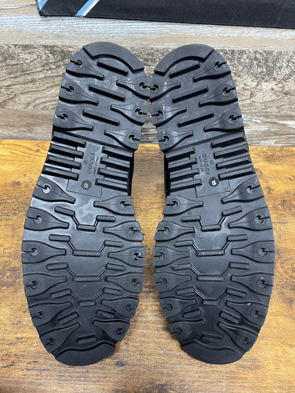 10-Gucci Lace-Up Combat Leather Boots