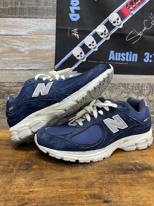 9.5-New Balance 2002R Navy Grey