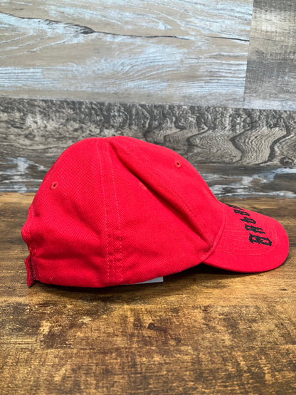 OS-Balenciaga Gothic brim Logo Hat