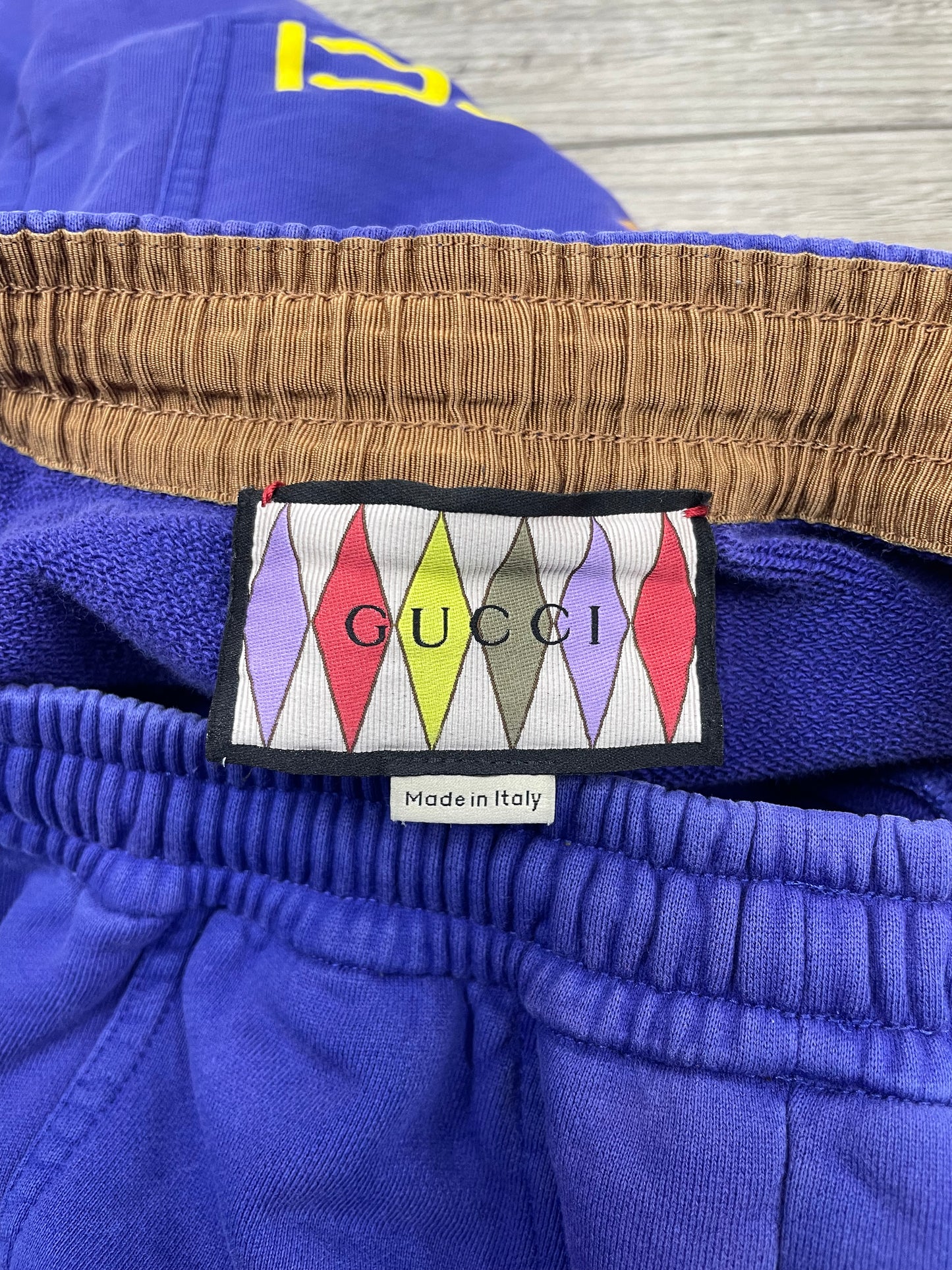 S-Gucci Lovelight Embroidered Logo Sweatpants