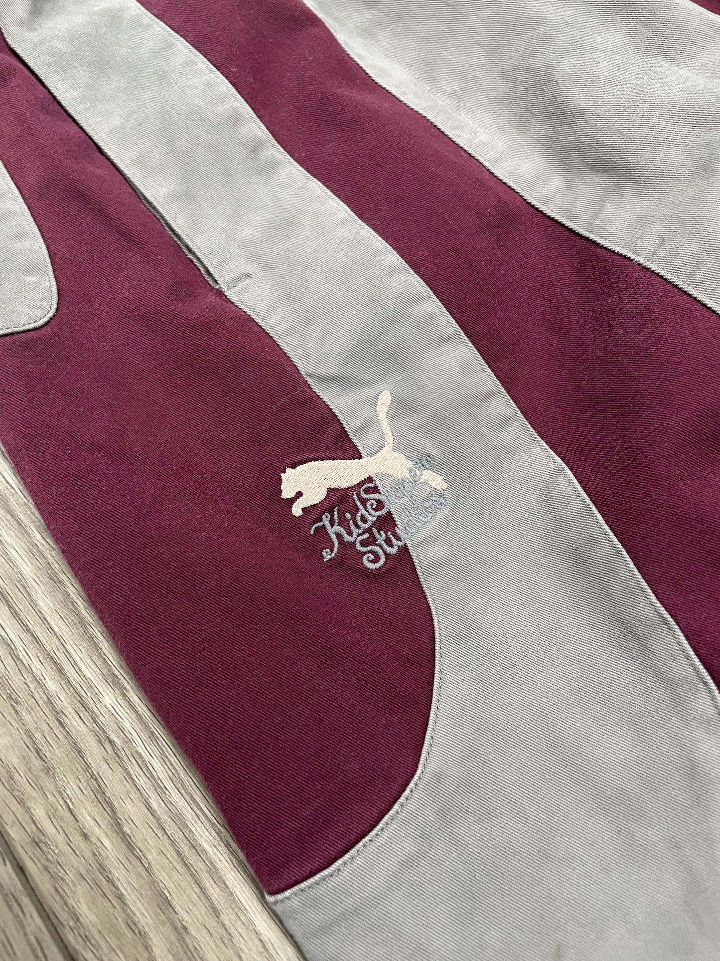 S-KidSuper Puma Grey/Burgundy Pants