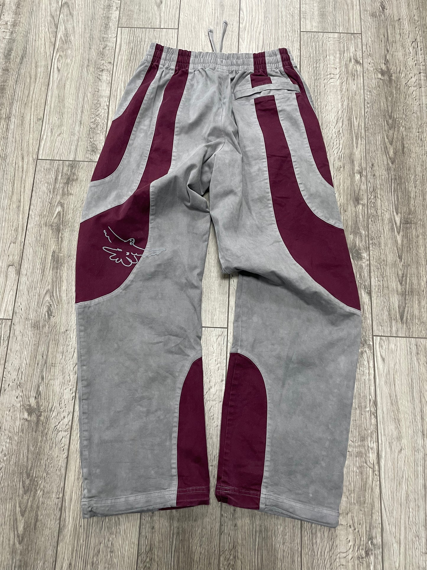 S-KidSuper Puma Grey/Burgundy Pants