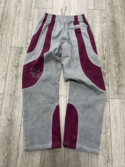 S-KidSuper Puma Grey/Burgundy Pants