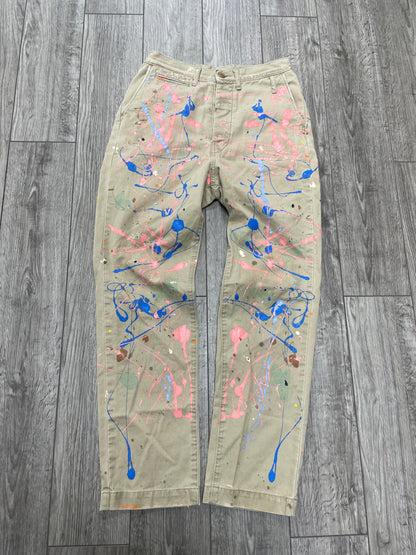 29-Kapital Paint Splatter Beige Pants