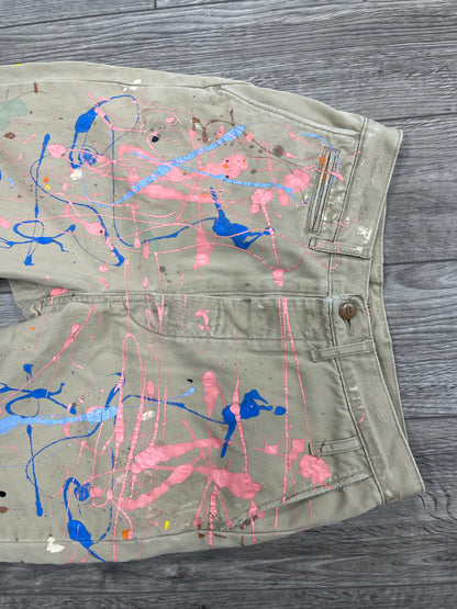 29-Kapital Paint Splatter Beige Pants