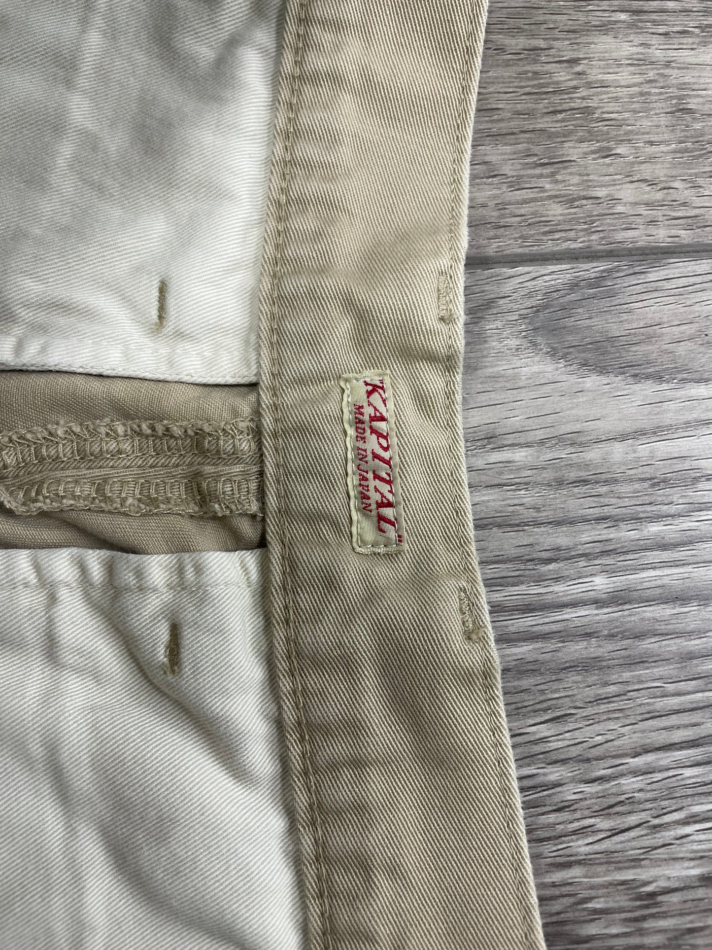 29-Kapital Paint Splatter Beige Pants