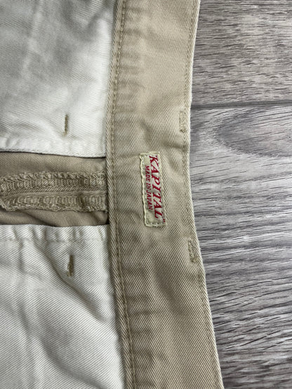 29-Kapital Paint Splatter Beige Pants