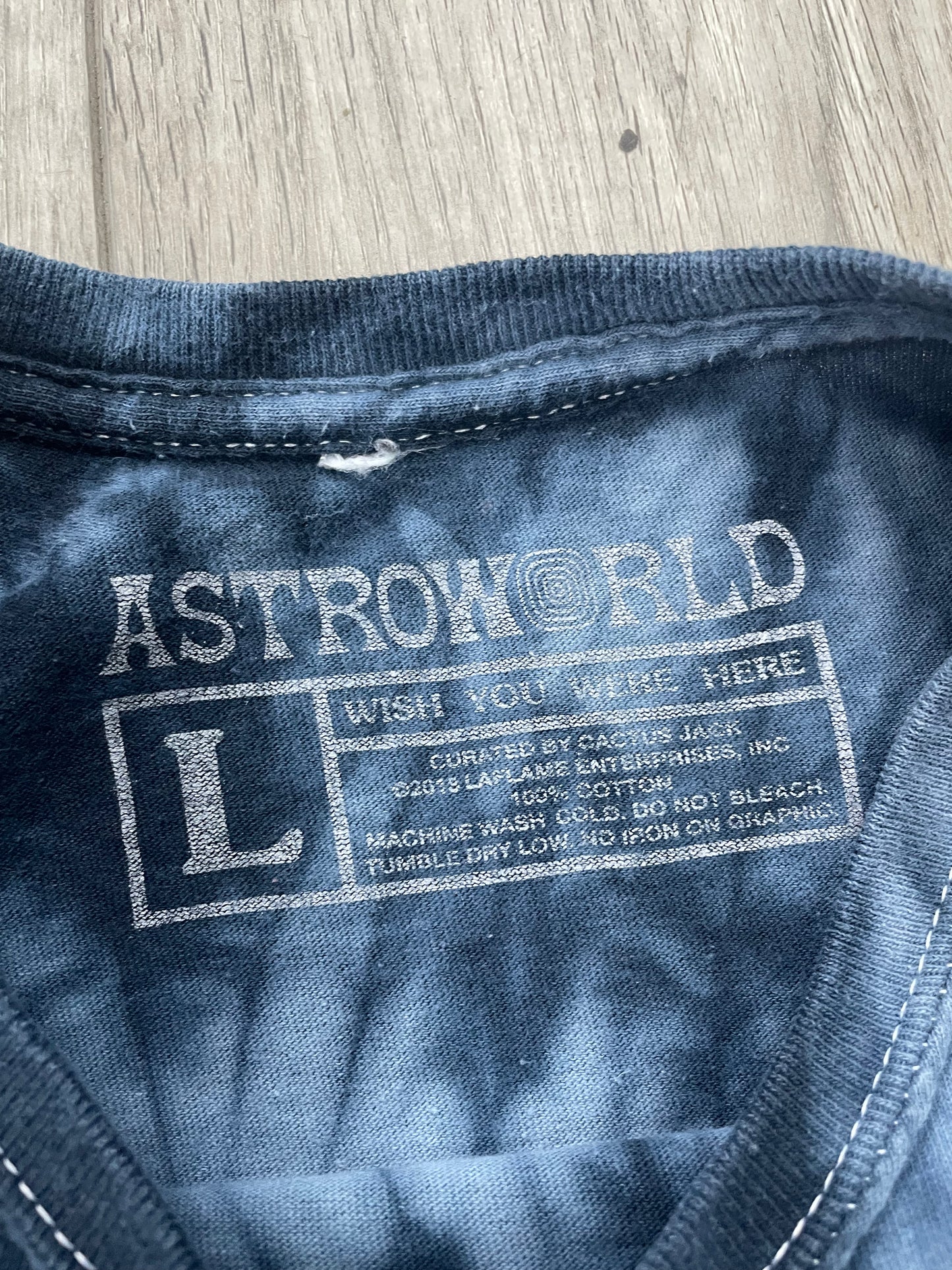 L-Travis Scott No Bystanders Tie Dye Tee