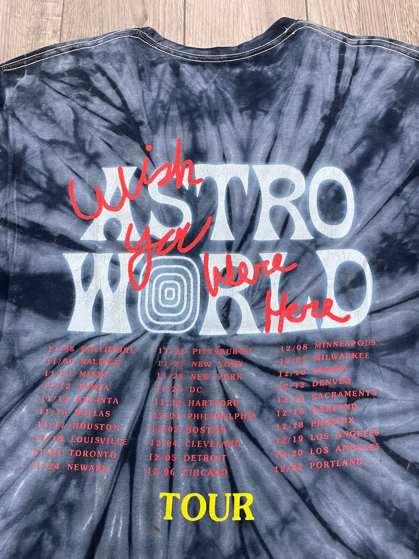 L-Travis Scott No Bystanders Tie Dye Tee
