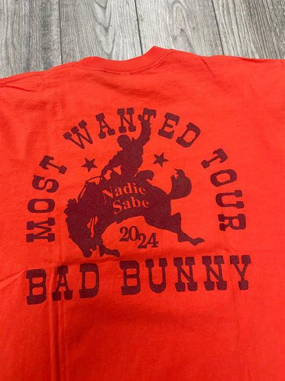 L-Bad Bunny Most Wanted Tour Nadie Sabe Tee