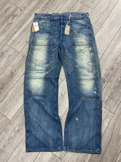 38-RRL Vintage 5-Pocket Millville Buckle back Jeans