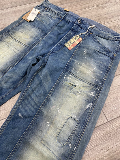 38-RRL Vintage 5-Pocket Millville Buckle back Jeans