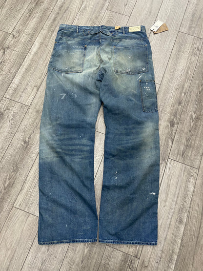 38-RRL Vintage 5-Pocket Millville Buckle back Jeans