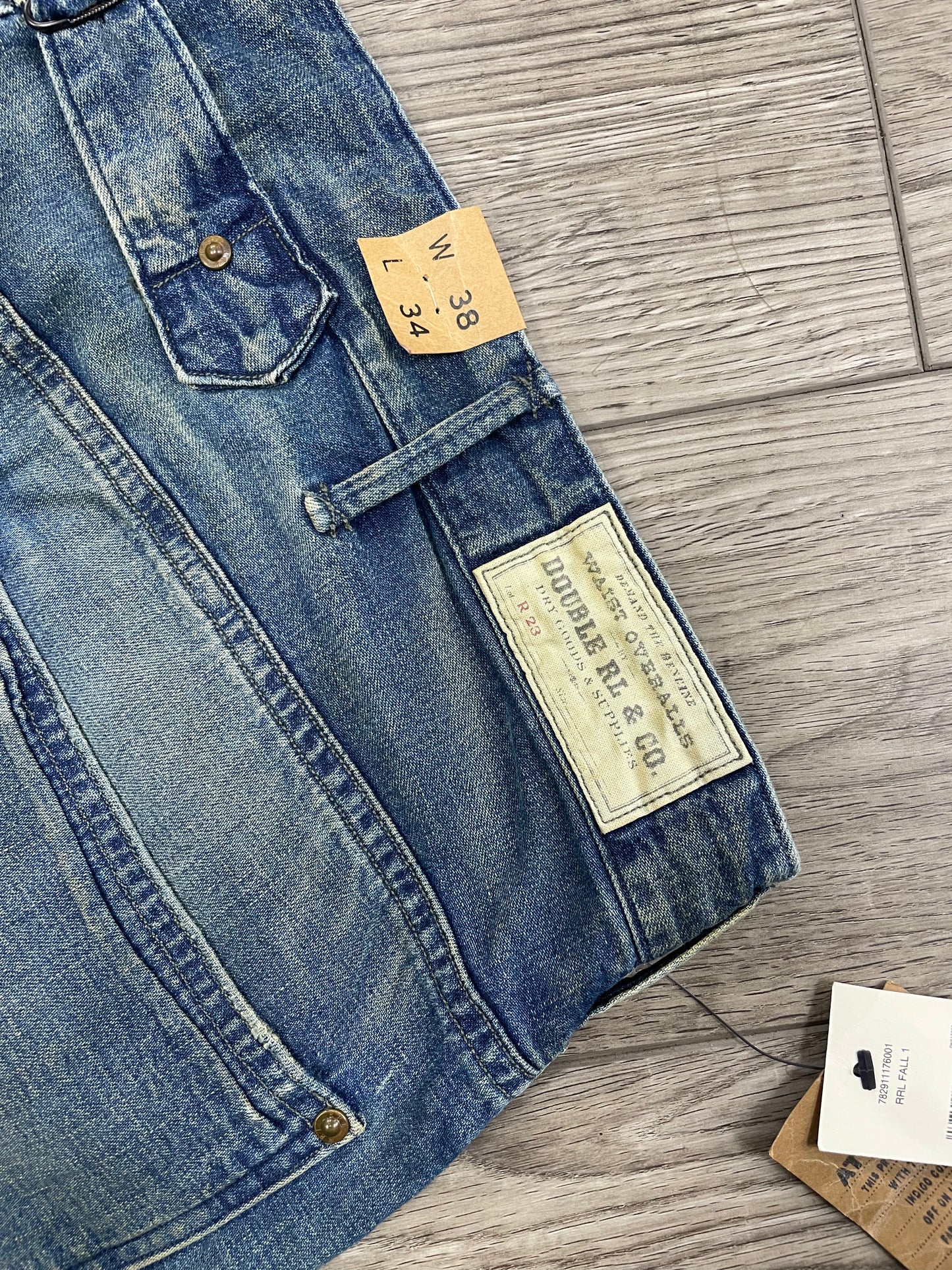 38-RRL Vintage 5-Pocket Millville Buckle back Jeans