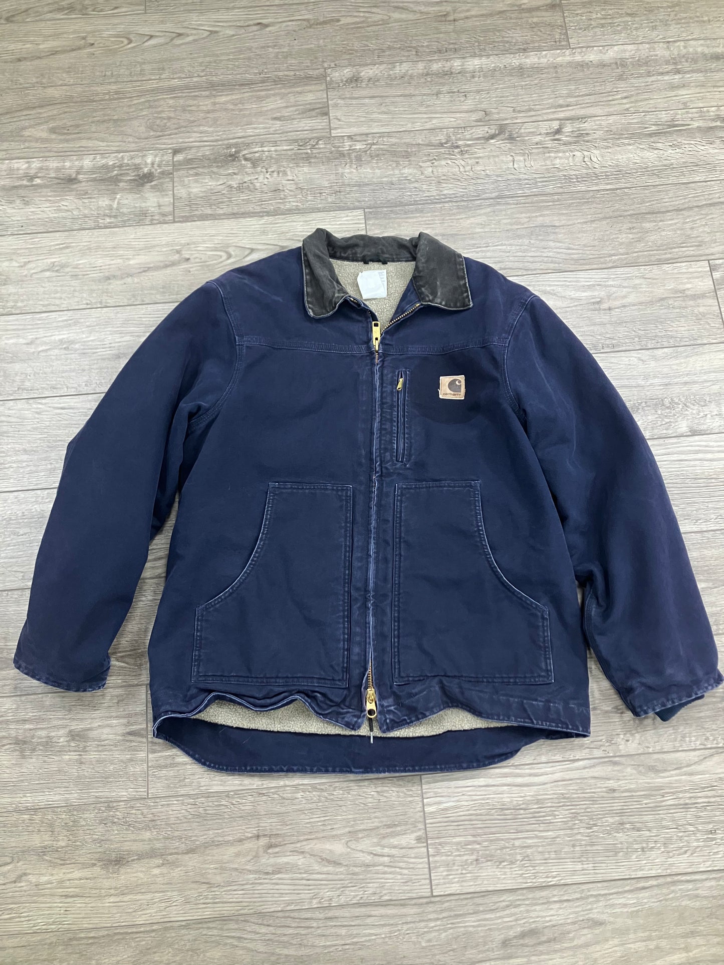 L-Carhartt Detroit Jacket Blue