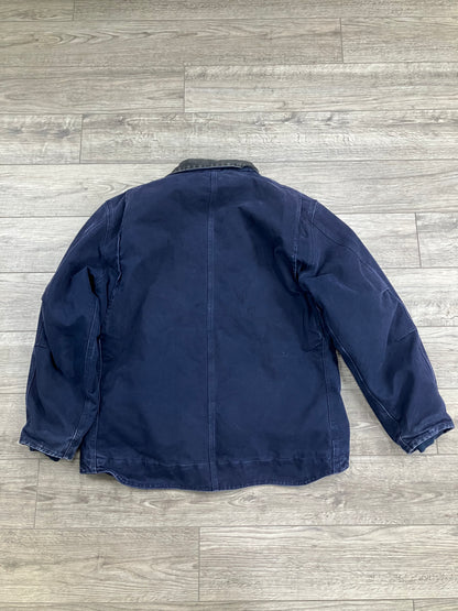 L-Carhartt Detroit Jacket Blue
