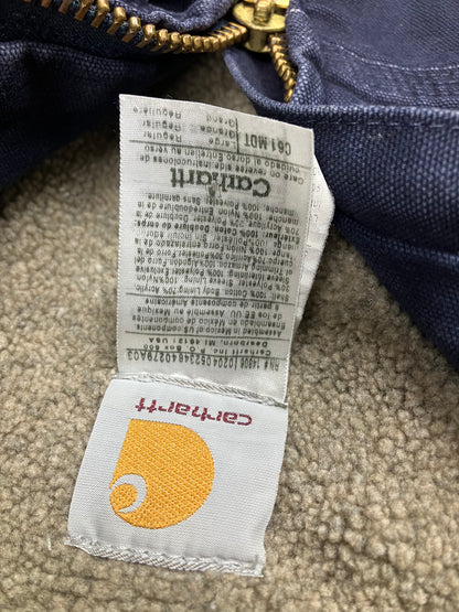 L-Carhartt Detroit Jacket Blue