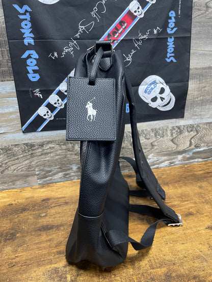 Polo Ralph Lauren Black Leather Bag