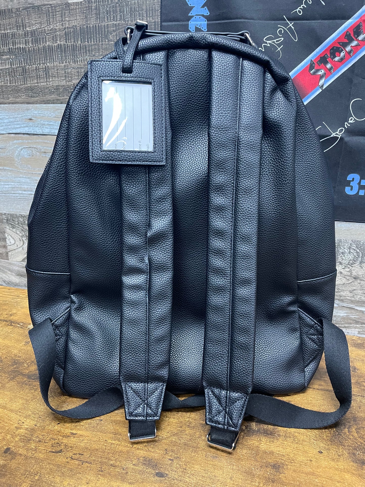 Polo Ralph Lauren Black Leather Bag